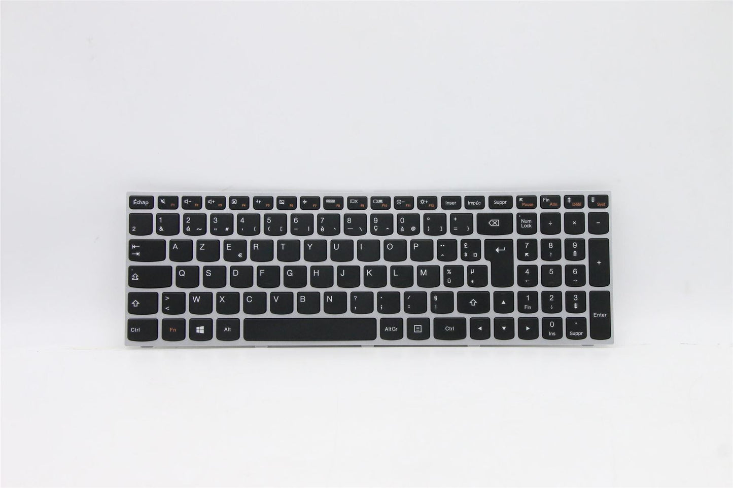 Lenovo Z50-75 Keyboard French Silver Backlit 25215292