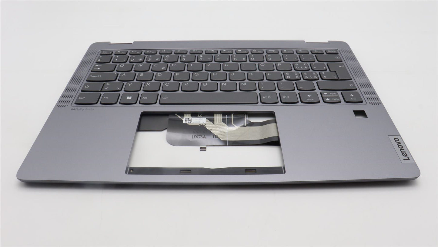 Lenovo IdeaPad 5 14IRU8 Keyboard Palmrest Top Cover Swiss Artic Grey 5CB1L30682