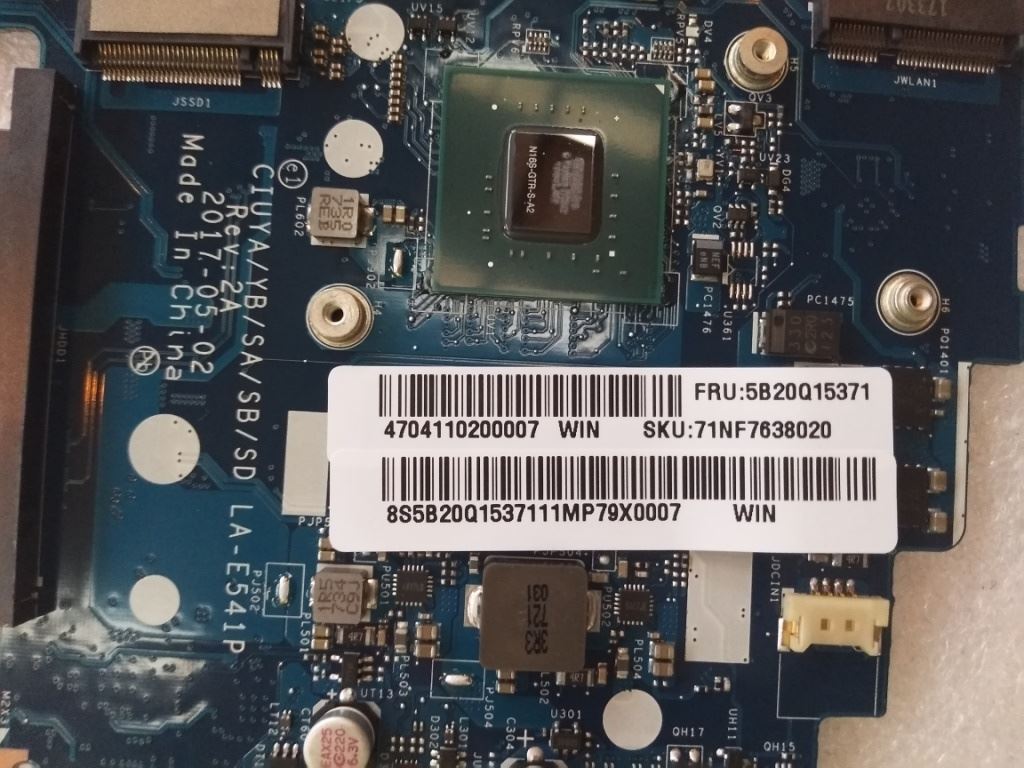 Lenovo IdeaPad 320S 15IKB Motherboard Mainboard 5B20Q15371