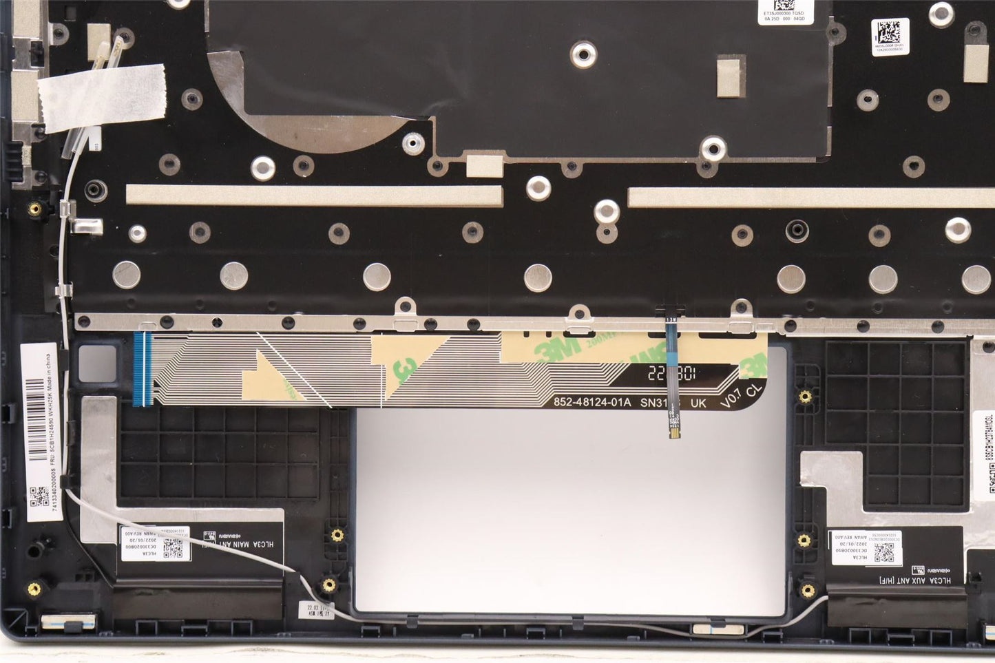 Lenovo Yoga 6 13ALC7 6 13ABR8 Keyboard Palmrest Top Cover French 5CB1H24590