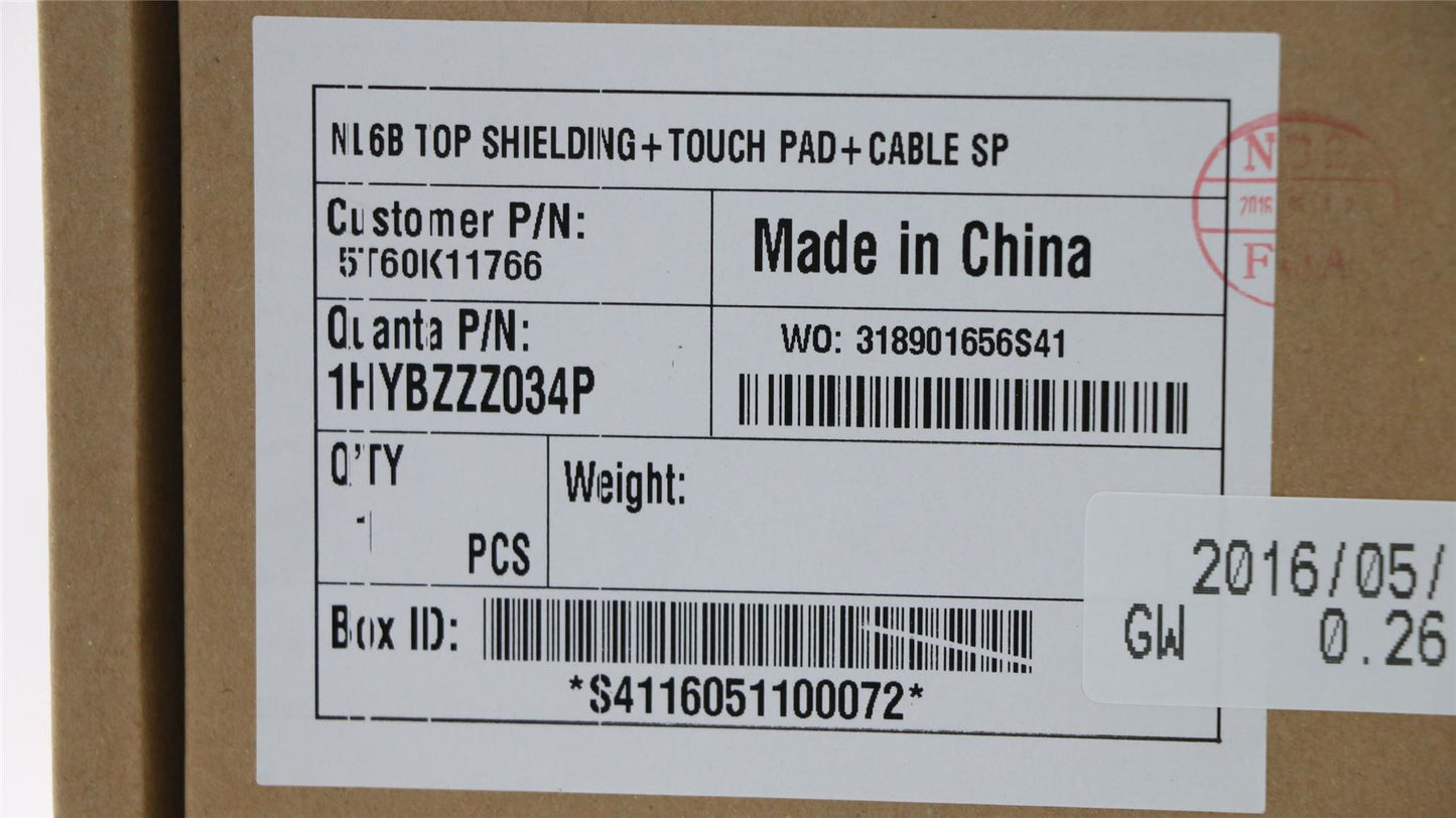 Lenovo Chromebook 100S Touchpad Trackpad PCB Board Black 5T60K11766