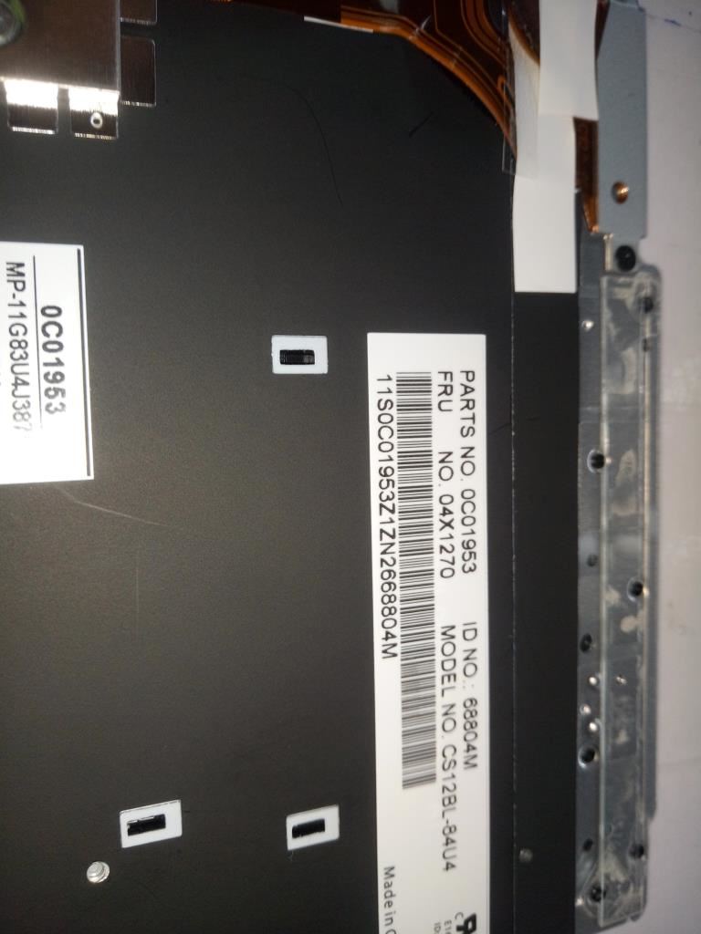 Lenovo FRU CS12 B/L KBD USI CHY US English Keyboard 04X1270