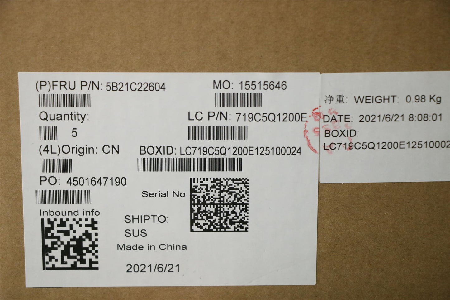 Lenovo IdeaPad 7 14IHU5 O Motherboard Mainboard DIS intelI511300H 16G 5B21C22604