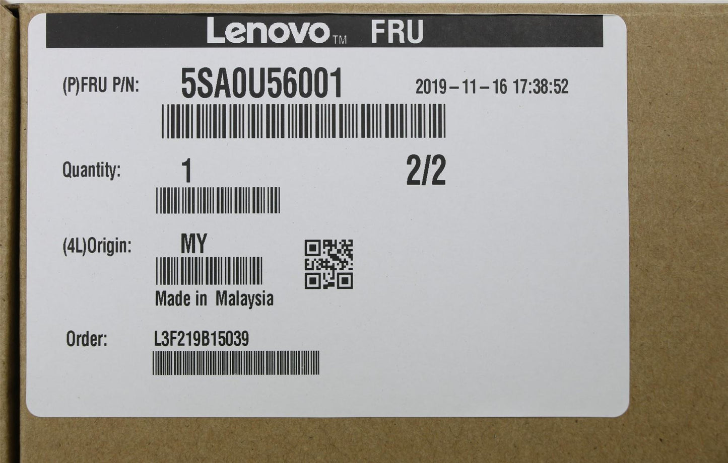 Lenovo ThinkStation P920 P720 CPU Processor 5SA0U56001