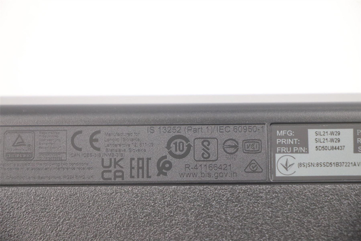 Lenovo USB Calliope KB BK ARA/FRA 5D50U84437