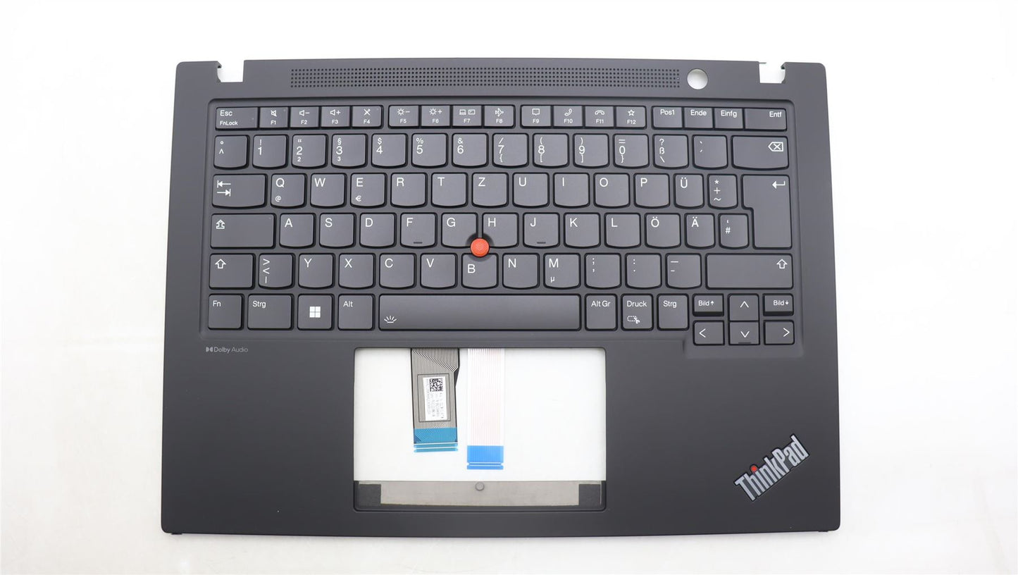 Lenovo ThinkPad T14s Gen 4 Keyboard Palmrest Top Cover German Black 5M11L92852