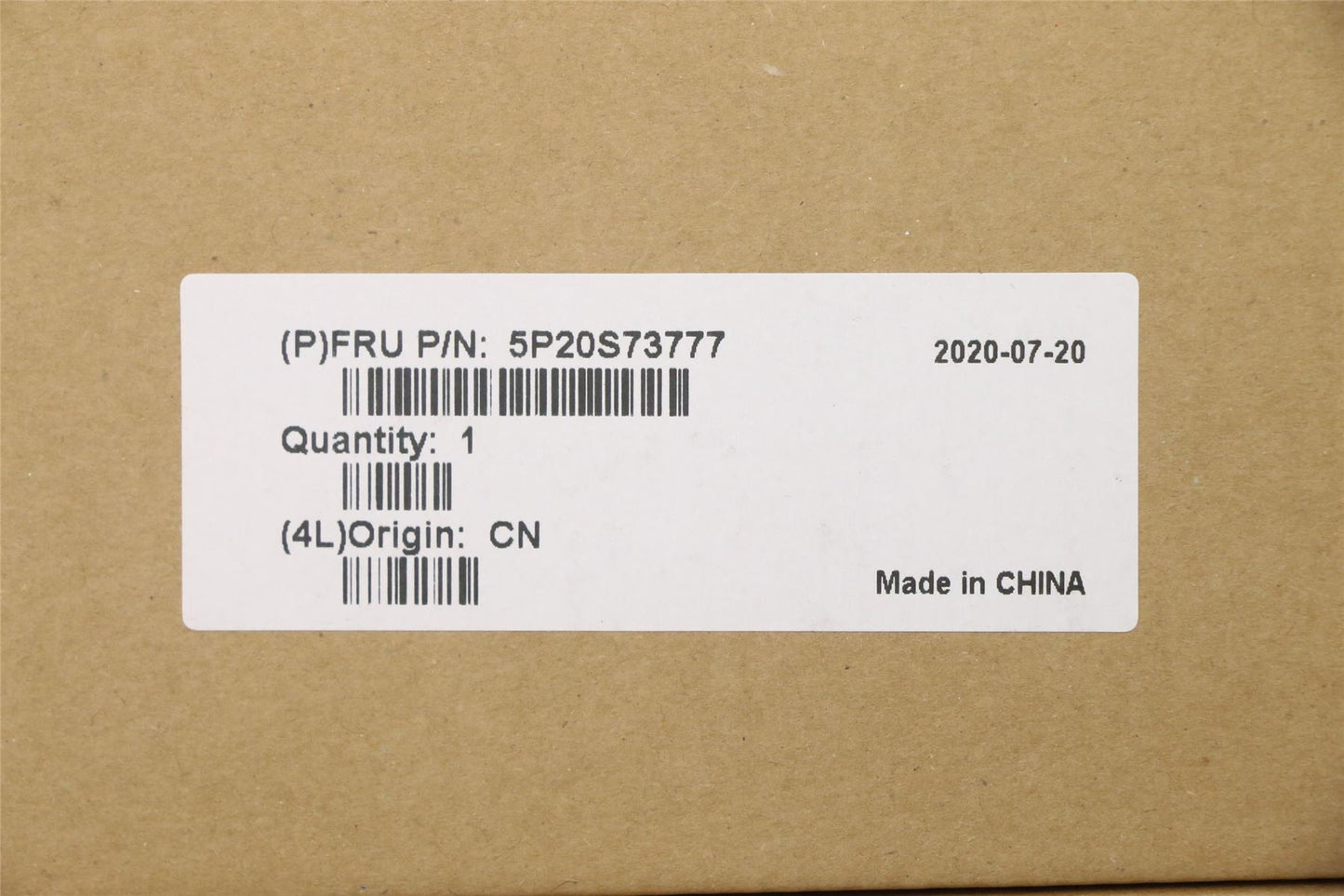 Lenovo PAD GX3A5_THM_PAD_SSD_19.5X59.5WEIHAN 5P20S73777