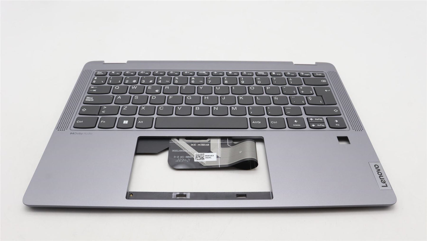 Lenovo IdeaPad 5 14IRU8 Keyboard Palmrest Top Cover Spanish Grey 5CB1L30692