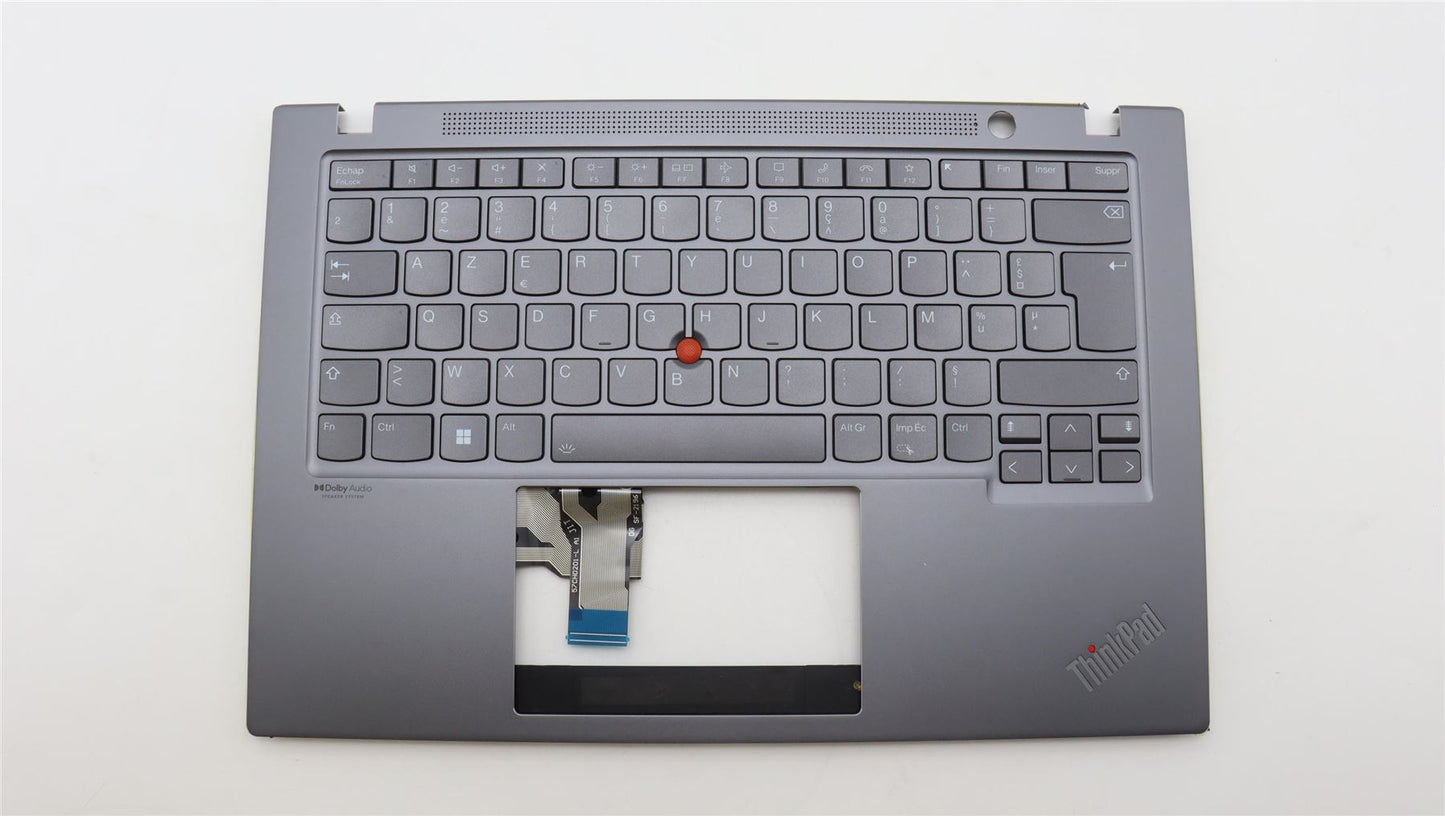 Lenovo ThinkPad T14s 2 Keyboard Palmrest Top Cover French Grey 5M11A37841