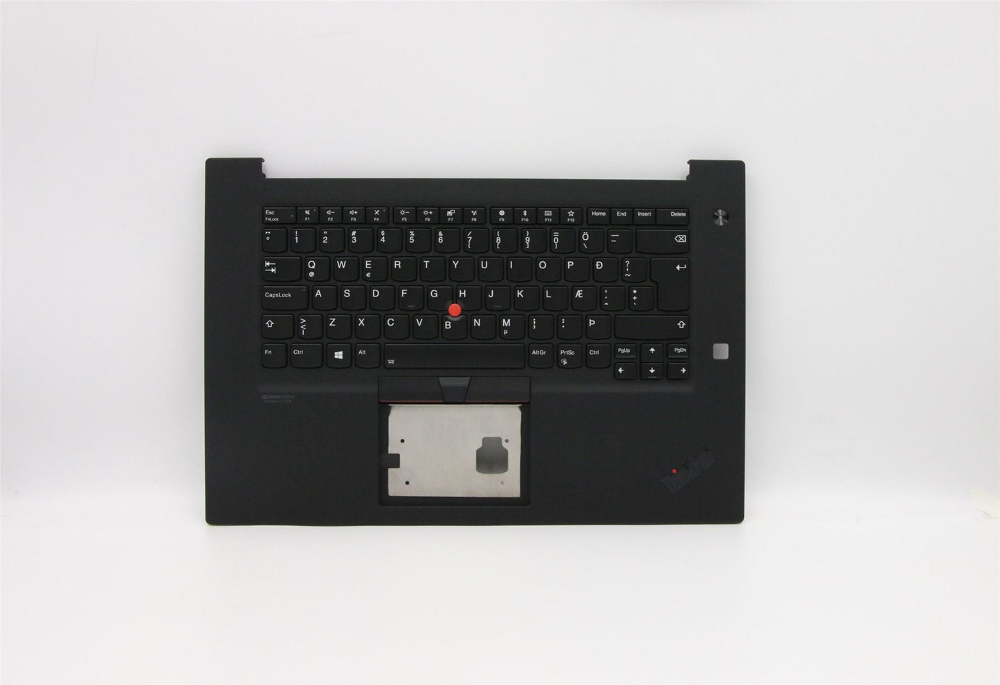 Lenovo Extreme P1 2 X1 2nd Keyboard Palmrest Top Cover Icelandic 5M10W78907