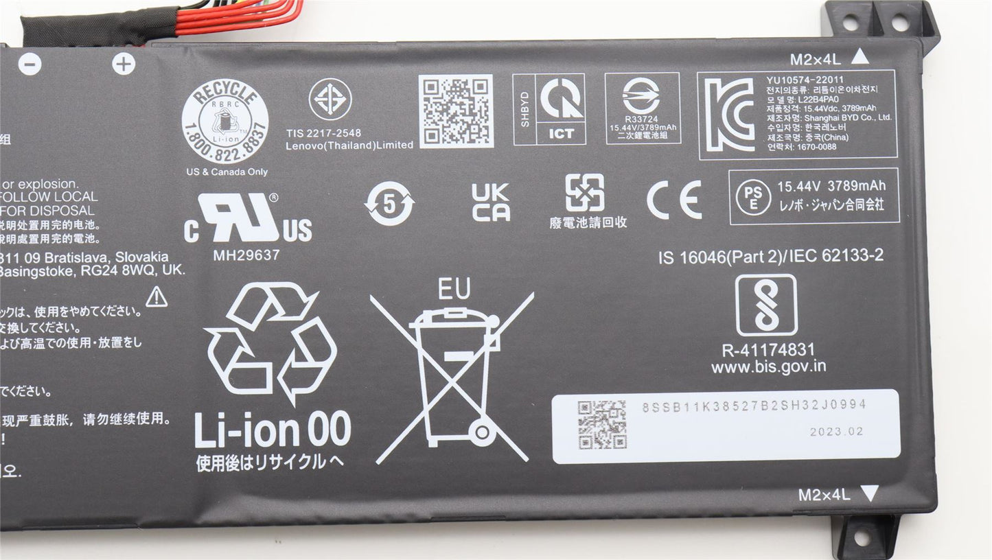 Lenovo 1 15IAU7 LOQ 15APH8 LOQ 16APH8 LOQ 15IRH8 LOQ 16IRH8 Battery 5B11N45946