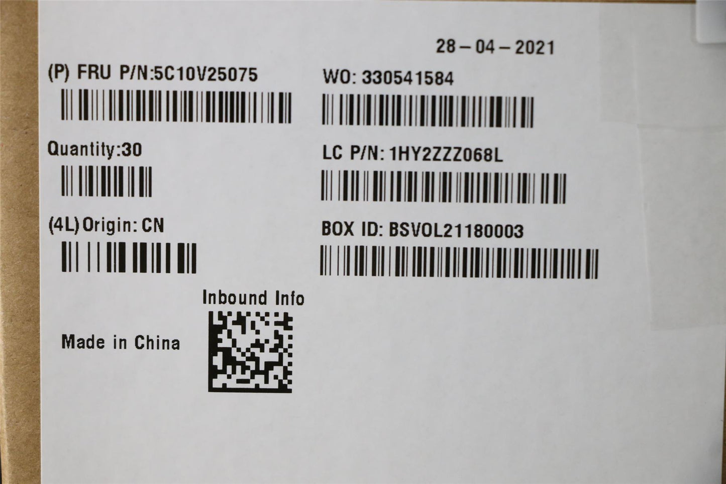 Lenovo Google Meet Series One Room Kits CAT 5 RJ45 Ethernet Cable 5C10V25075