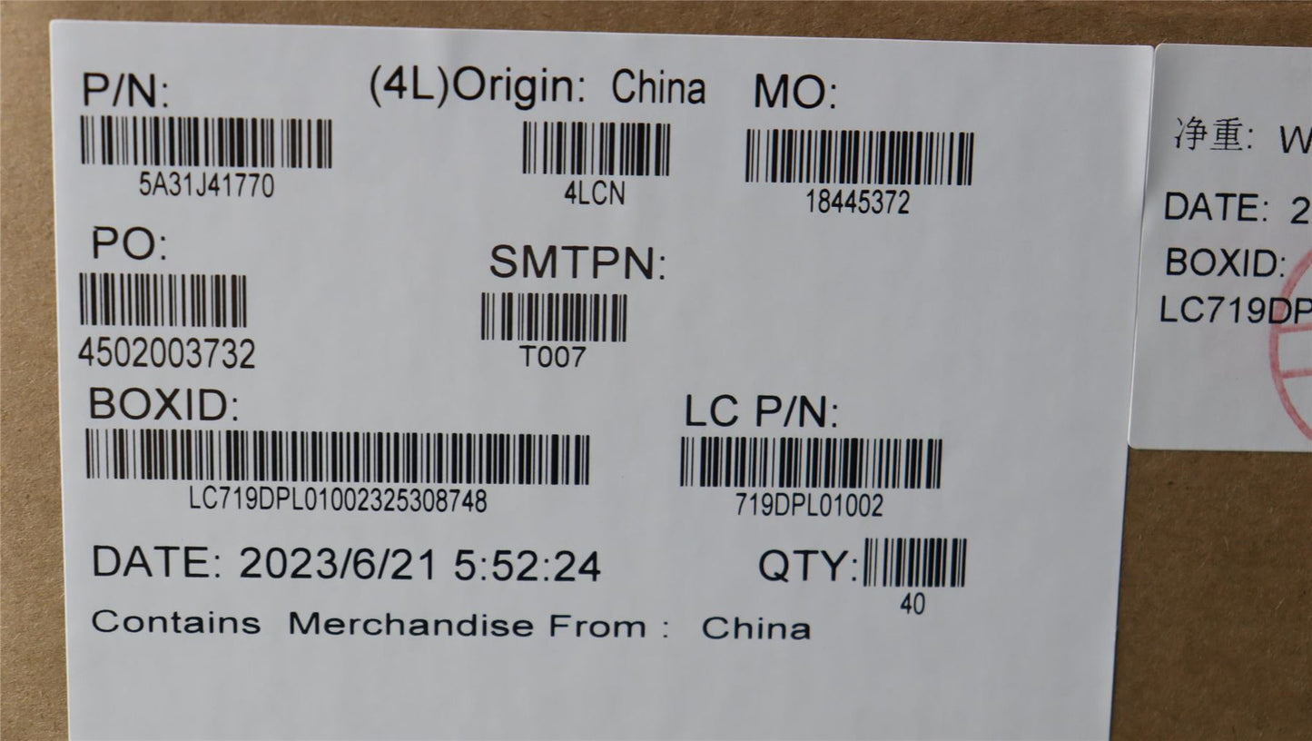 Lenovo ThinkPad Z13 Gen 1 Wifi Wi-Fi Antenna Card Board 5A31J41770