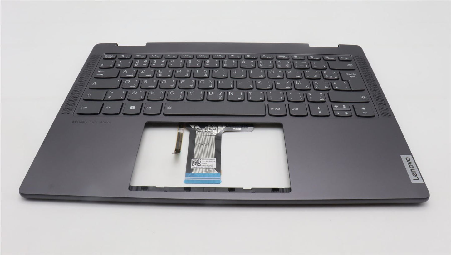 Lenovo Yoga 7 14IRL8 Keyboard Palmrest Top Cover French Arabic 5CB1L40796
