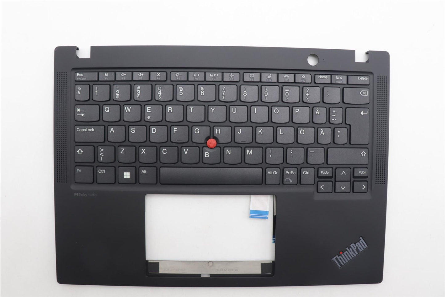 Lenovo ThinkPad X13 Gen 4 Keyboard Palmrest Top Cover Black 5M11L85807