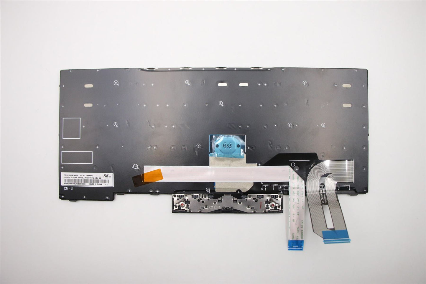 Lenovo ThinkPad T480s L380 L390 E480 E490 Keyboard Belgian Silver 01YN386