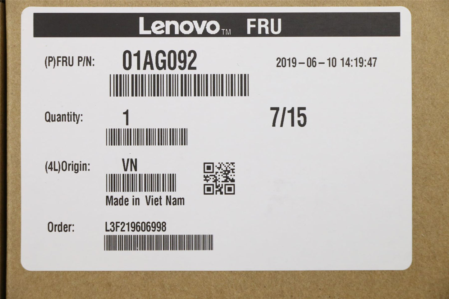 Lenovo ThinkStation P320 CPU Processor 01AG092