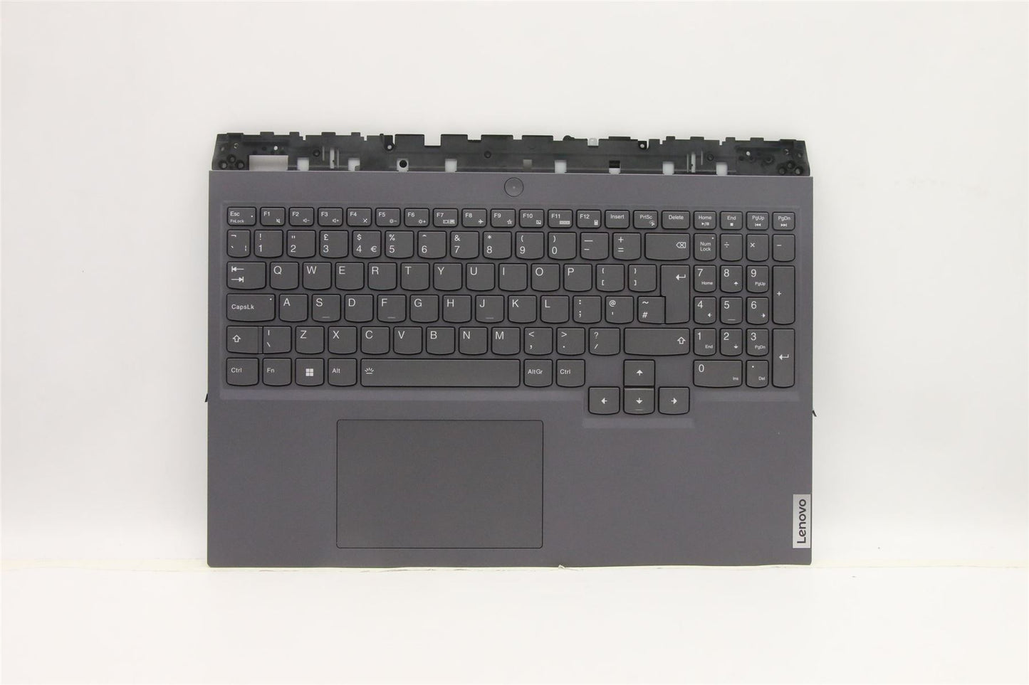 Lenovo 5 16IAH7H Palmrest Cover Touchpad Keyboard UK Storm Grey 5CB1F38548