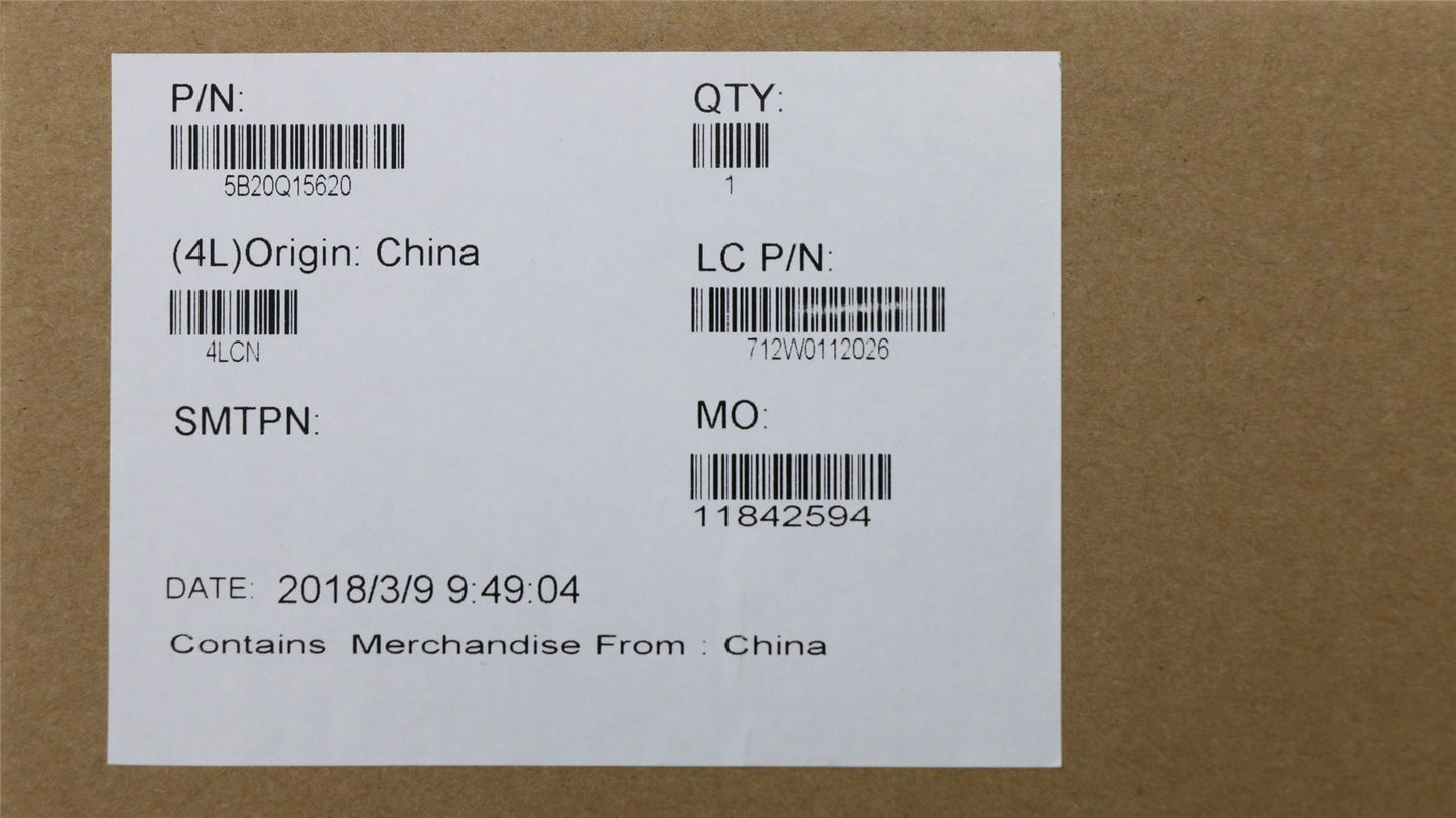 Lenovo MBL81BFI58250UV2GD4GFPNOK 5B20Q15620