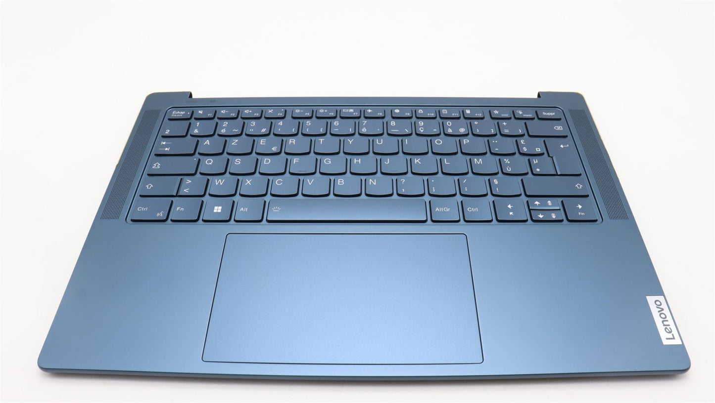 Lenovo Yoga 7 14ARP8 Palmrest Cover Touchpad Keyboard French Silver 5CB1L50317