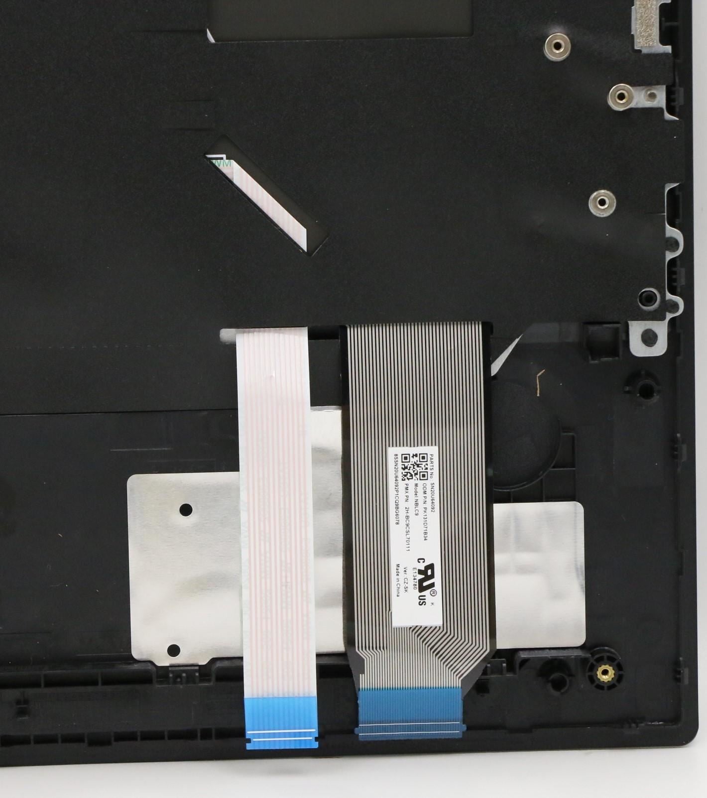 Lenovo ThinkPad E15 Keyboard Palmrest Top Cover Czech Black Backlit 5M10V16911