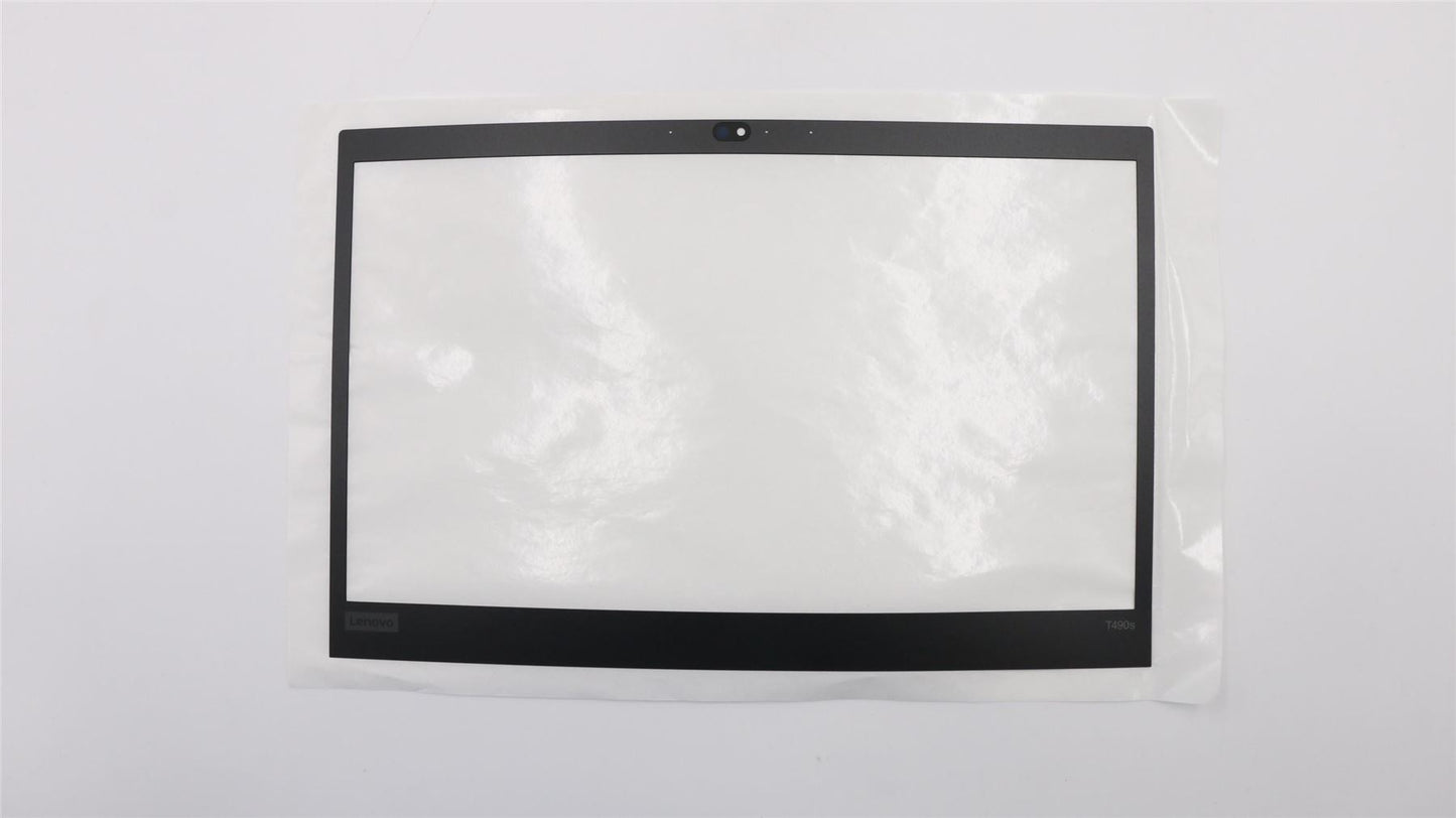 Lenovo ThinkPad T490s Bezel Trim Frame Sheet Cover Black 02HM517