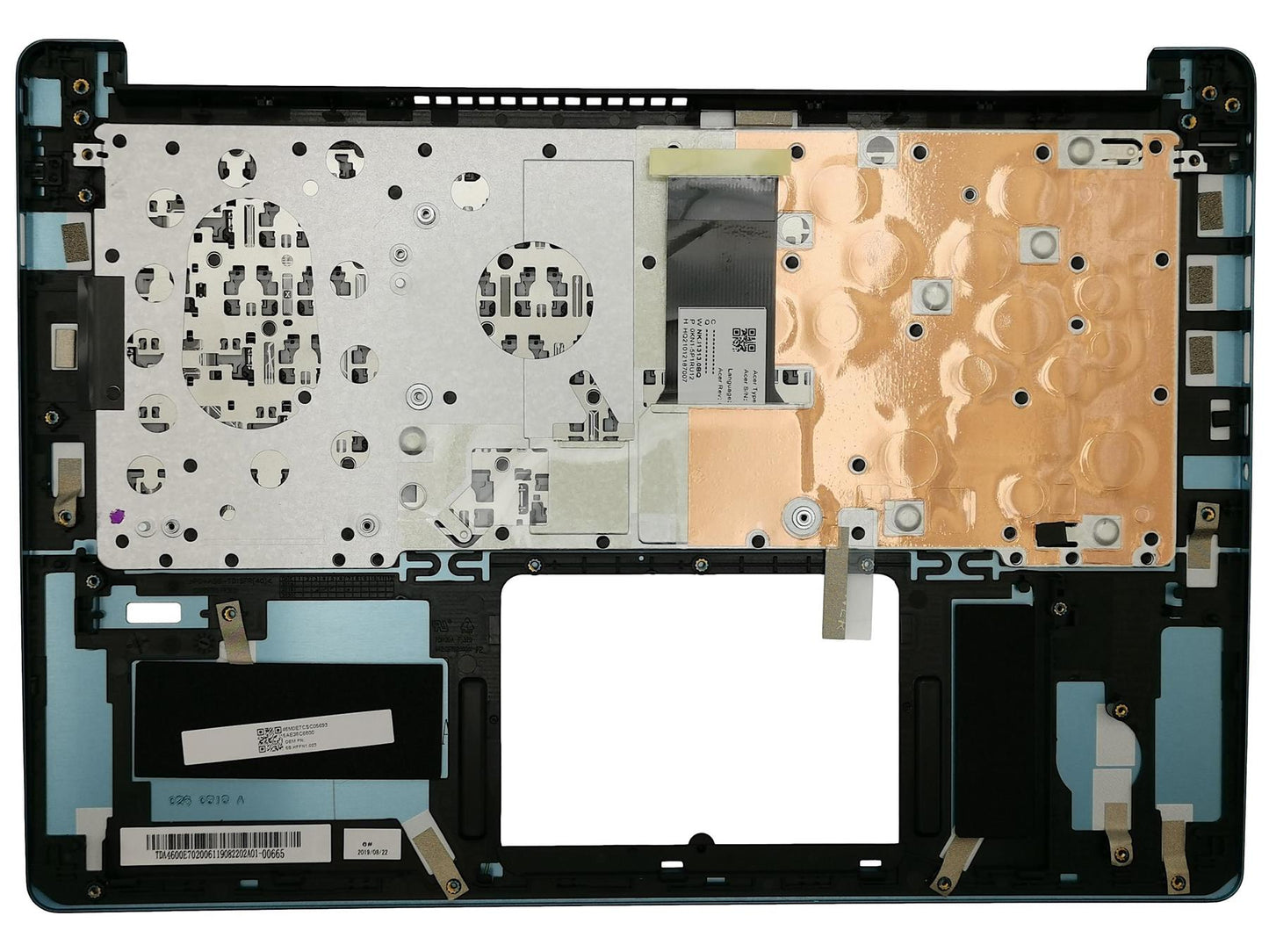 Acer Swift SF314-41 SF314-41G Palmrest Cover Keyboard Russian Blue 6B.HFFN1.023