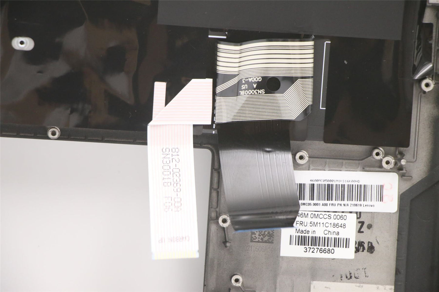 Lenovo Yoga X13 3 X13 2 Keyboard Palmrest Top Cover Russain Black 5M11C18611