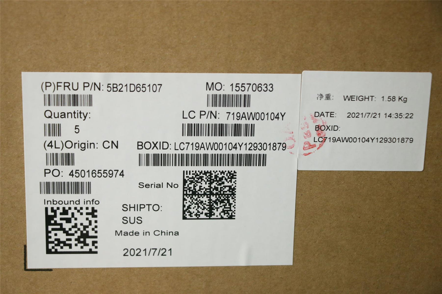 Lenovo ThinkPad L15 L14 s Motherboard Mainboard UMA intelI510310U 5B21D65107