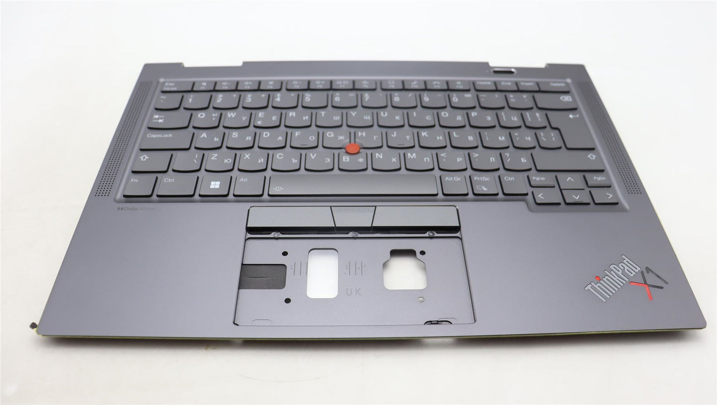 Lenovo ThinkPad X1 8th Gen Keyboard Palmrest Top Cover Bulgarian Grey 5M11H62227