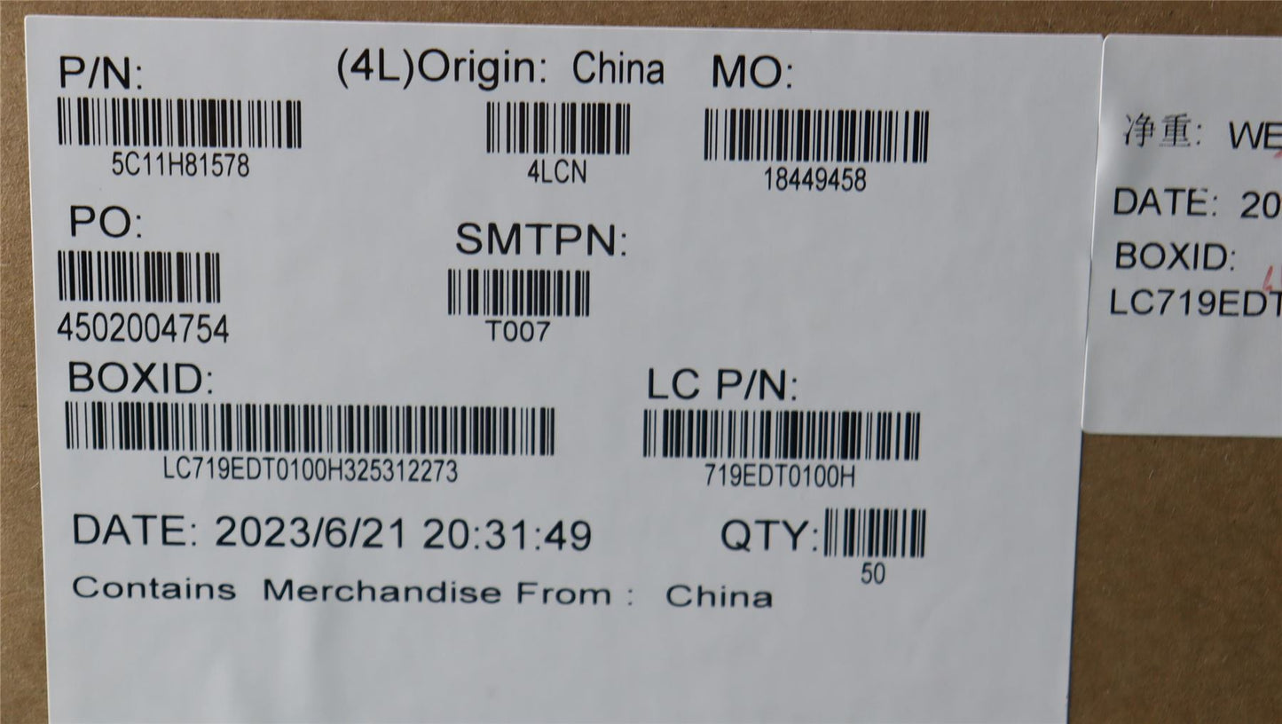 Lenovo FRU CABLE KX3B0_EDP_30_LP 5C11H81578