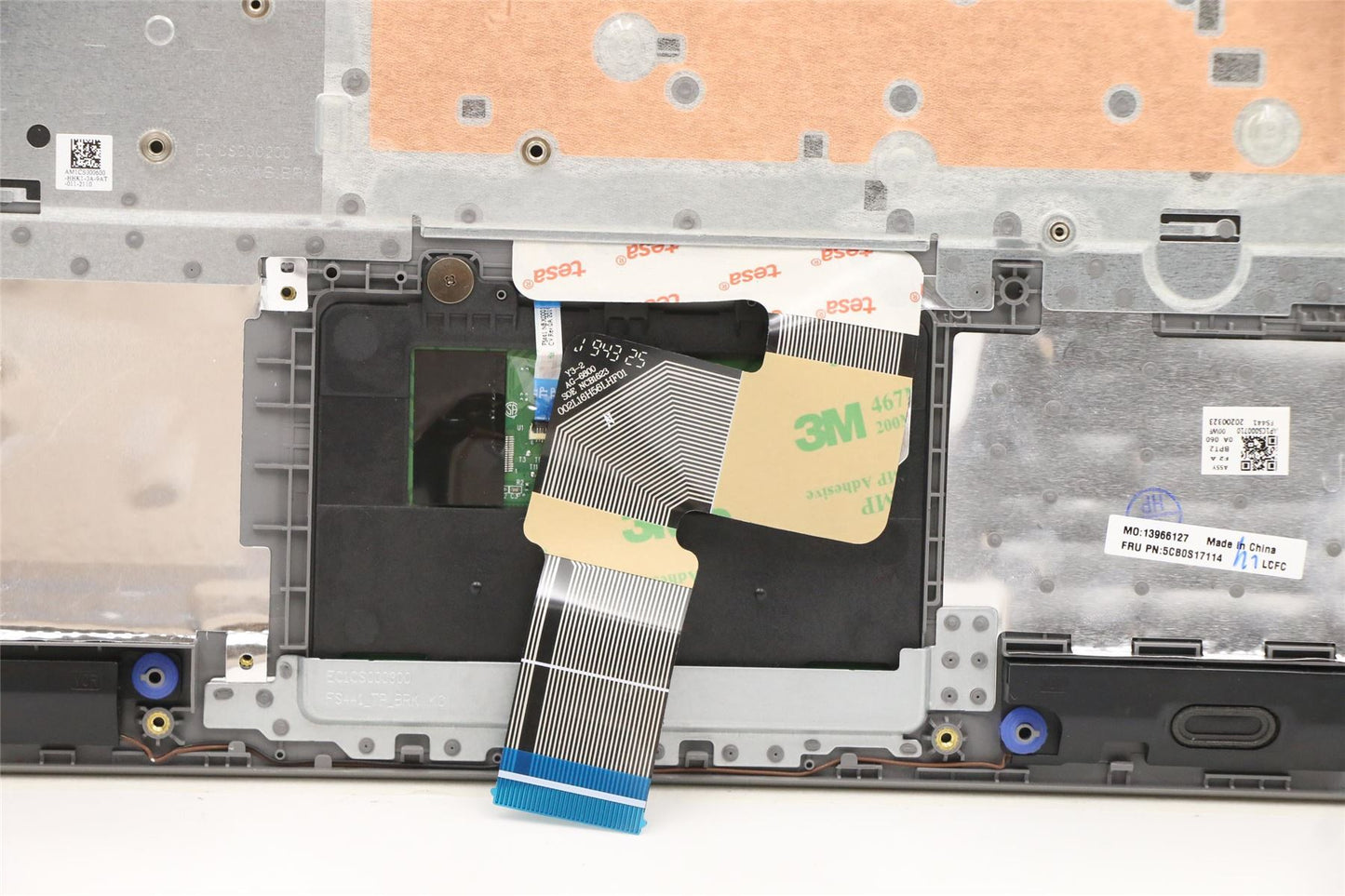 Lenovo IdeaPad S145-14IWL S145-14IGM Tastatur Handballenauflage Obere Abdeckung Grau 5CB0S17114