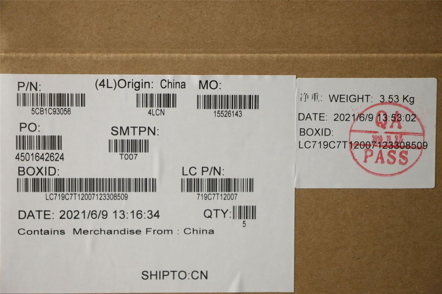 Lenovo Upper Case ASM_TC L82JW BU_RGBW/F 5CB1C93056
