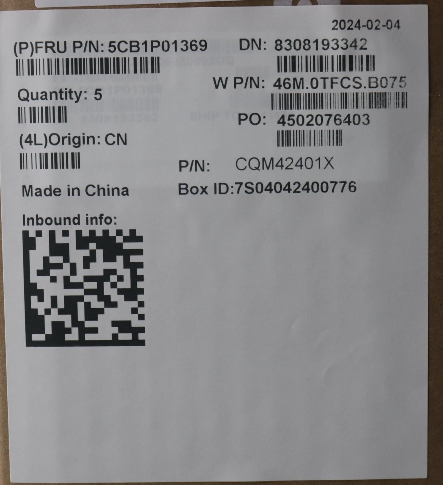 Lenovo ThinkBook 16 G6 IRL Palmrest Cover Touchpad Keyboard German 5CB1P01369