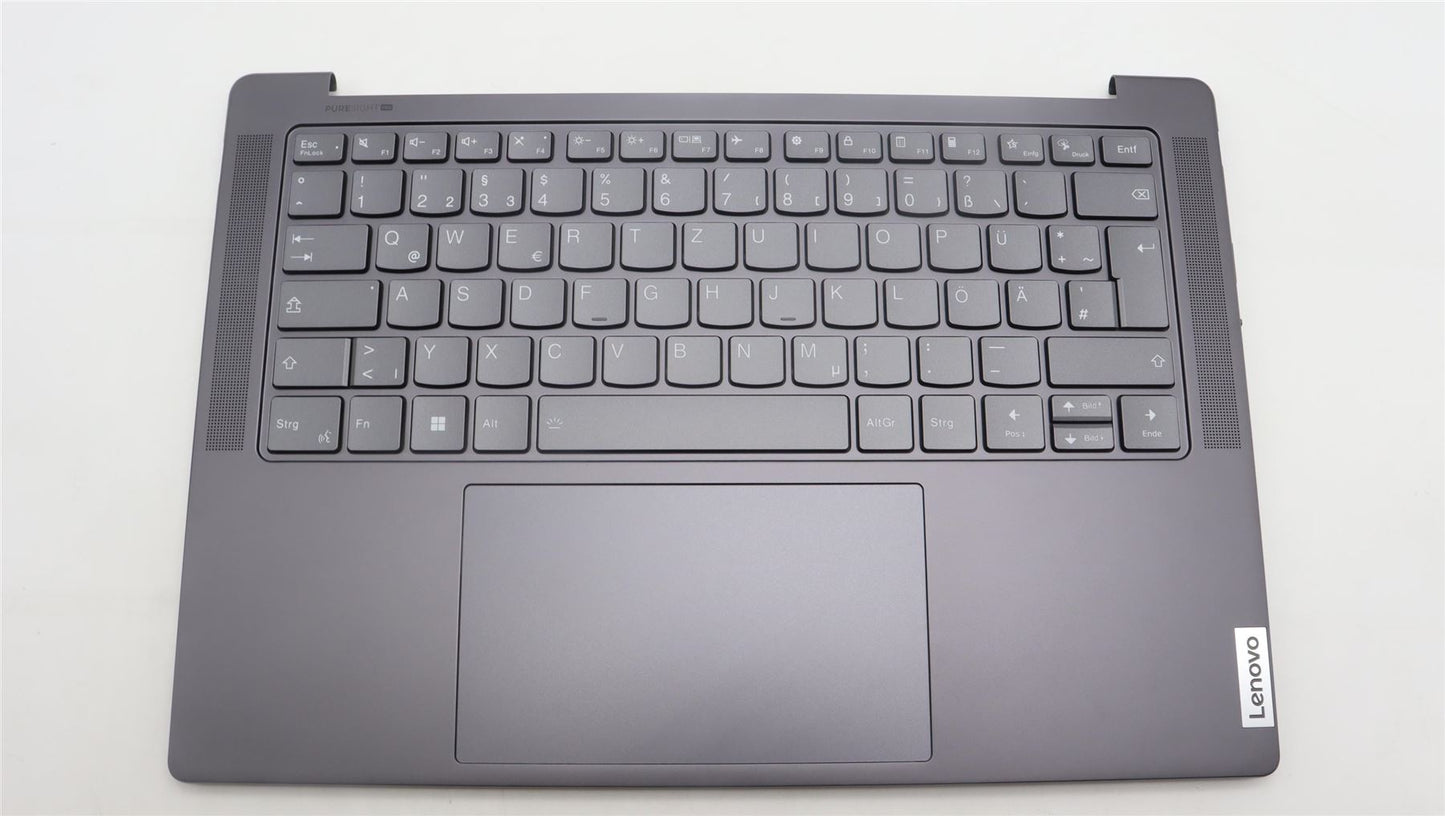 Lenovo Yoga 7 14ARP8 Palmrest Cover Touchpad Keyboard German 5CB1L50259