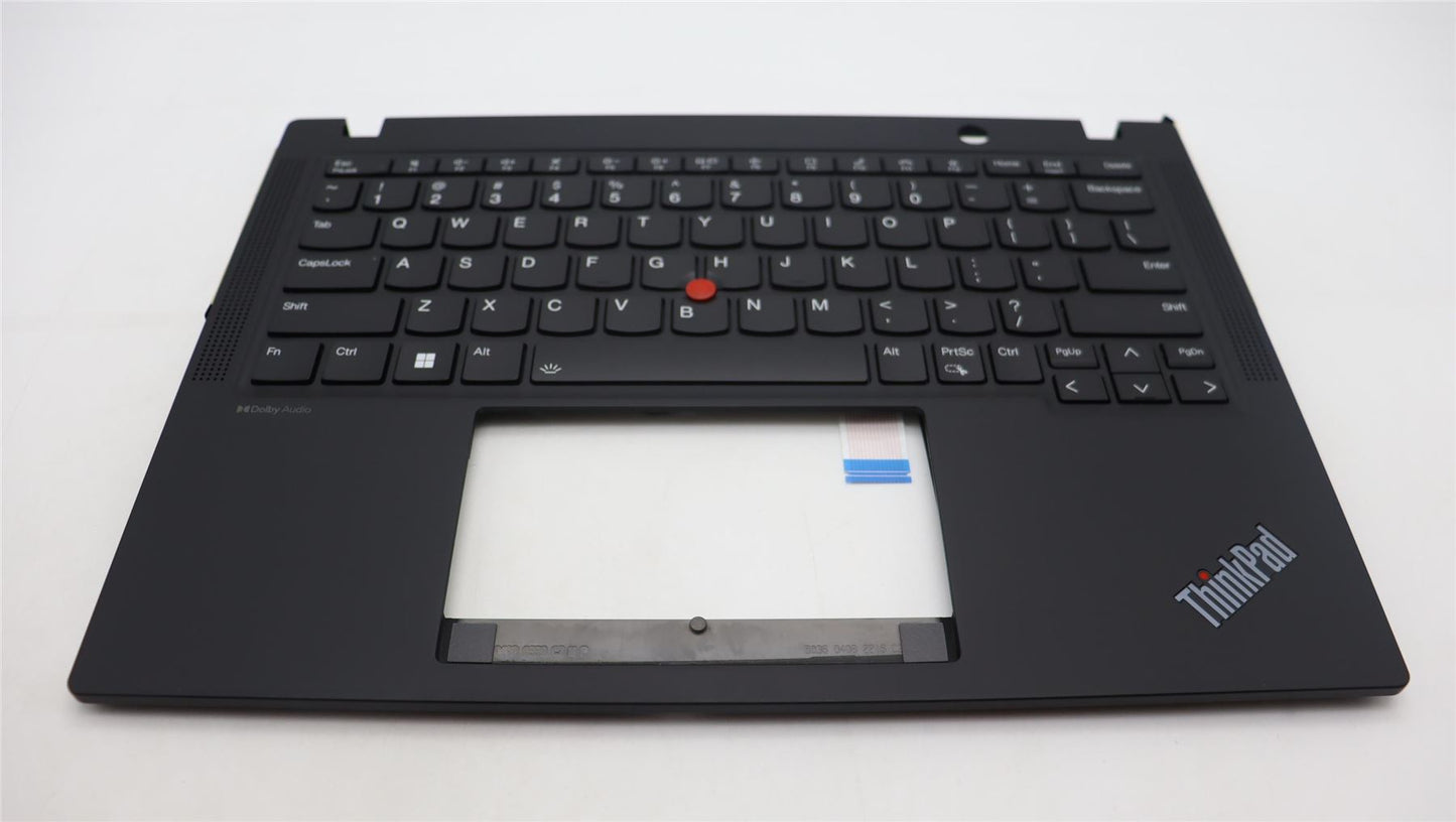 Lenovo ThinkPad X13 Gen 4 Palmrest Cover Keyboard US Black Backlit 5M11H94378