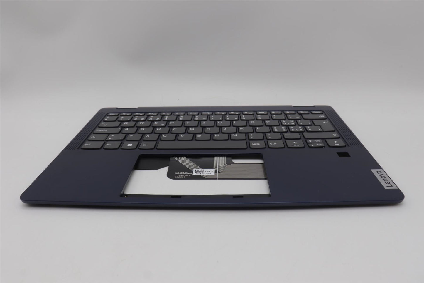 Lenovo IdeaPad 5 14ABR8 Keyboard Palmrest Top Cover Swiss Abyss Blue 5CB1K20769