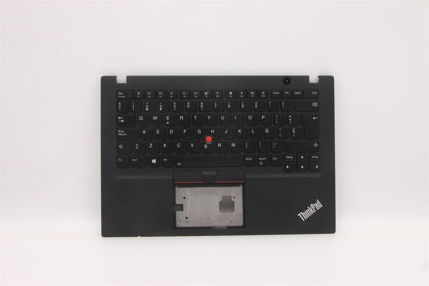 Lenovo ThinkPad T490s Keyboard Palmrest Top Cover Spanish Black Backlit 02HM228