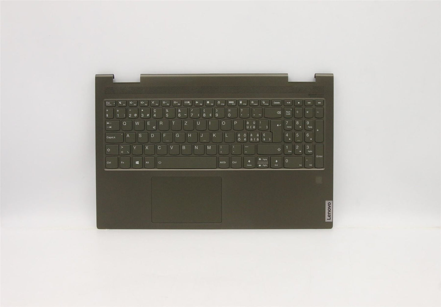 Lenovo IdeaPad 7 15ITL5 Palmrest Cover Touchpad Keyboard Dark Moss 5CB1A22450