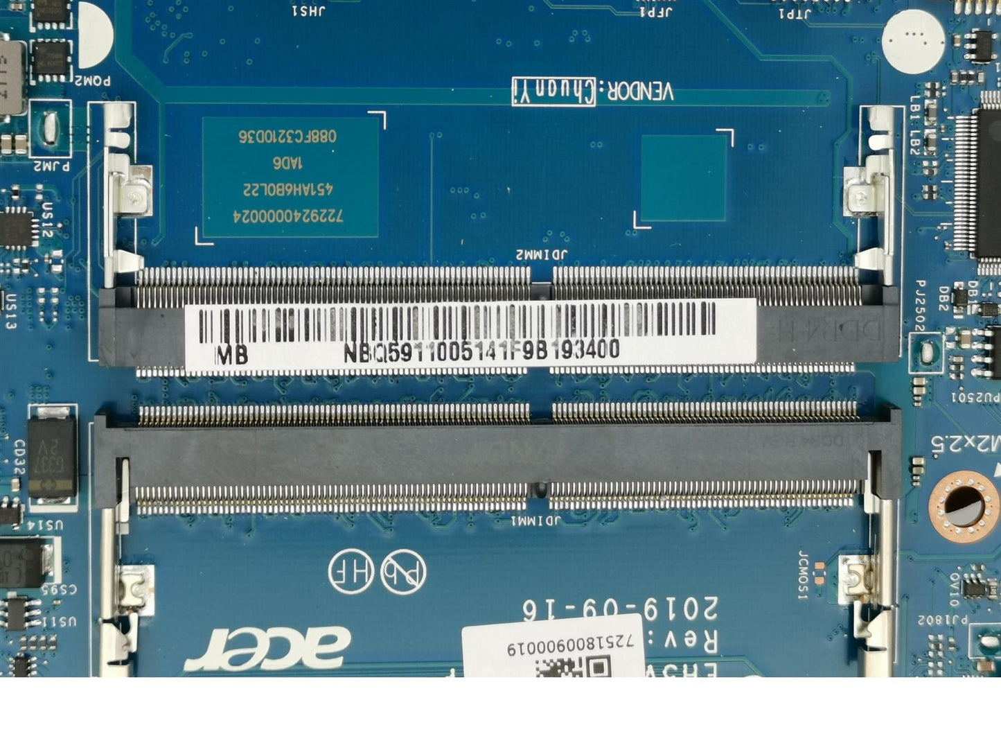 Acer Aspire Nitro AN517-51 AN715-51 AN715-51 Motherboard Main Board i5-9300H