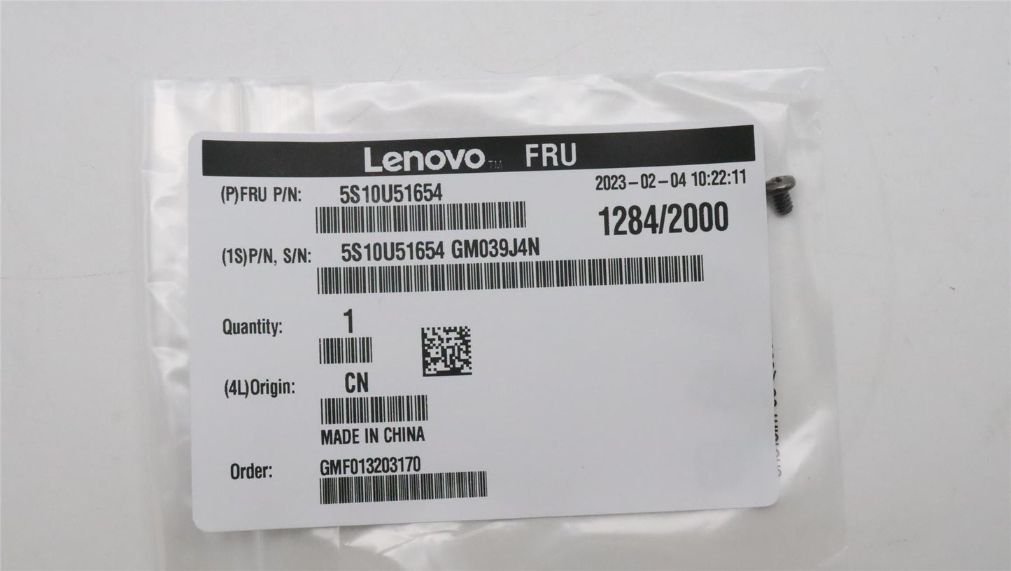 Lenovo SCREW Screw M F #6-32XL5,BNI,LCFC 5S10U51654