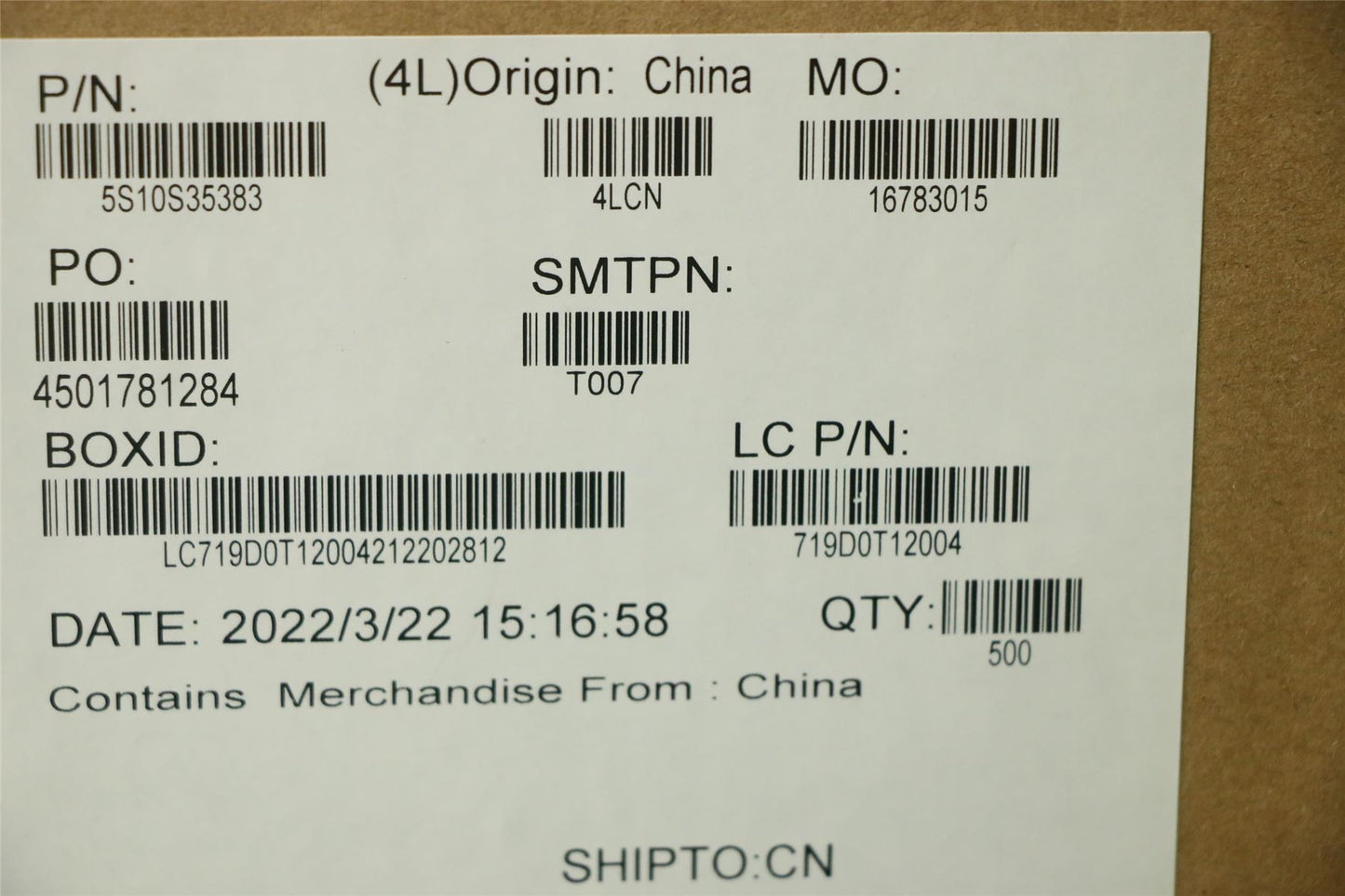 Lenovo SCREW Screw L 82LU 2.0D2.6L 5S10S35383