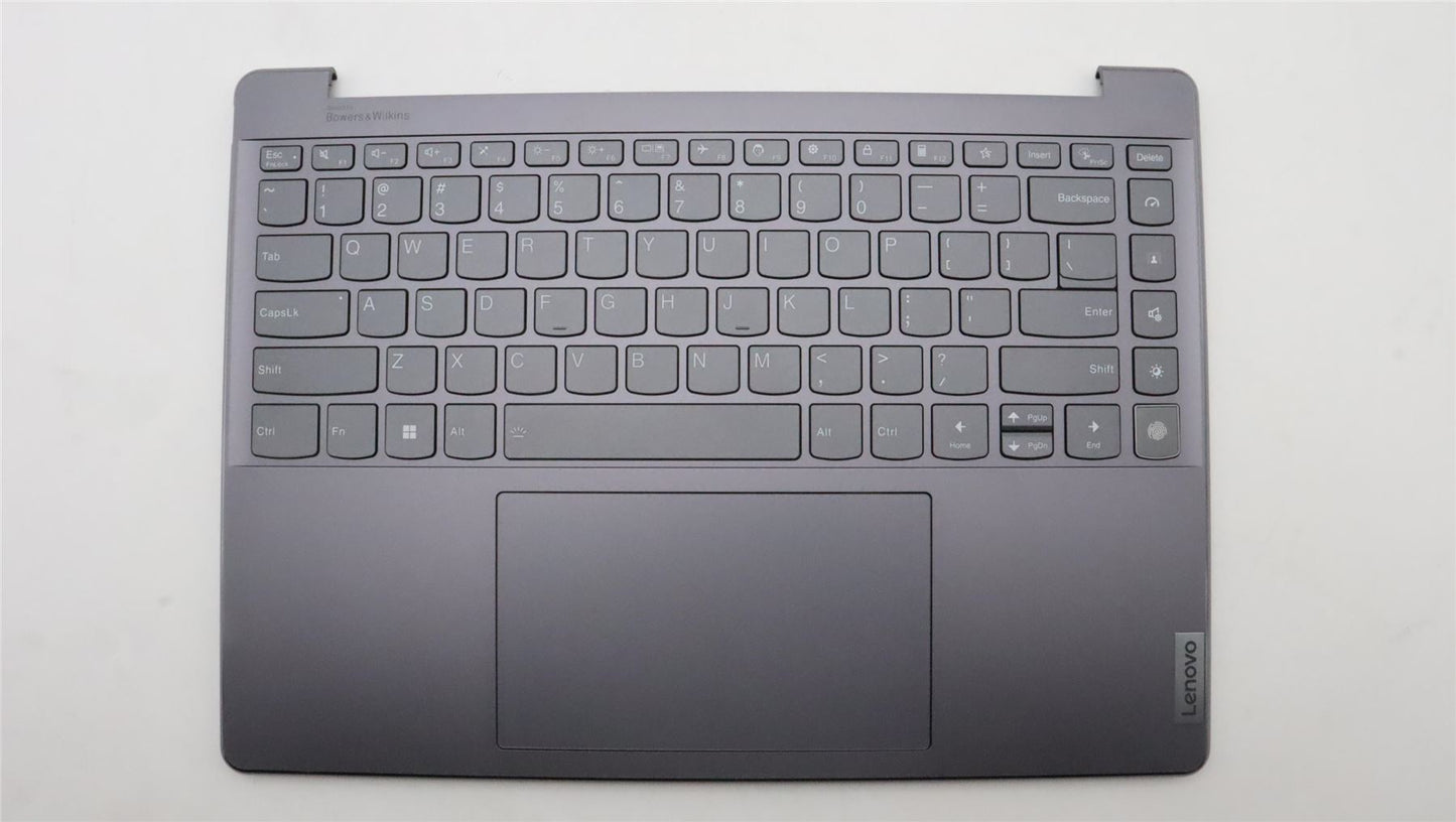 Lenovo Yoga 9 14IRP8 Palmrest Cover Touchpad Keyboard US Grey 5CB1K62514