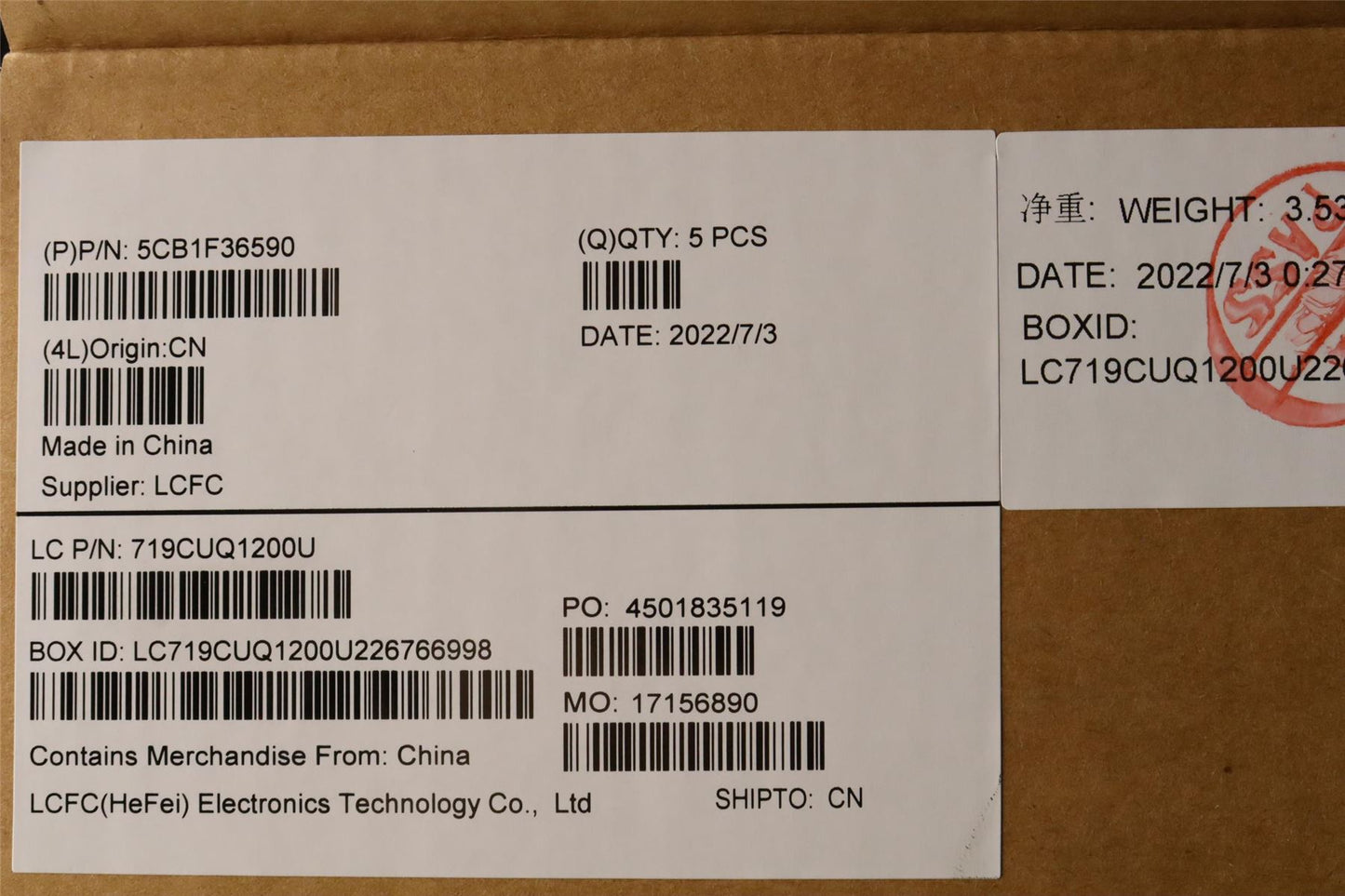 Lenovo V15 G2 IJL Palmrest Cover Touchpad Keyboard US Black 5CB1F36590