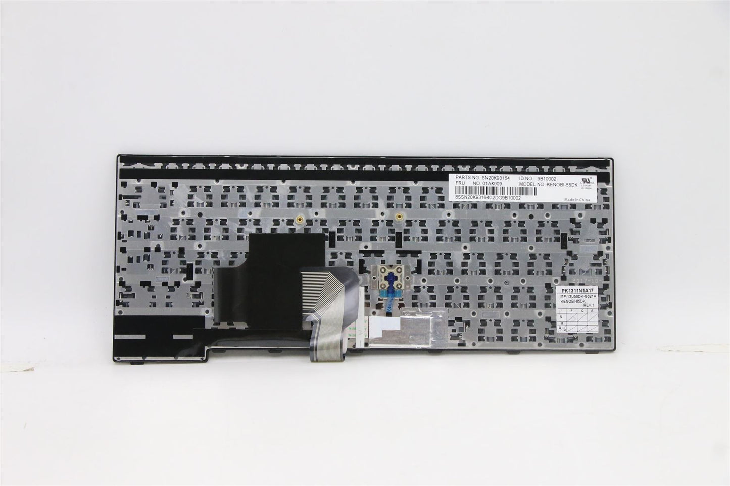 Lenovo ThinkPad E470 Keyboard Danish Black 01AX009