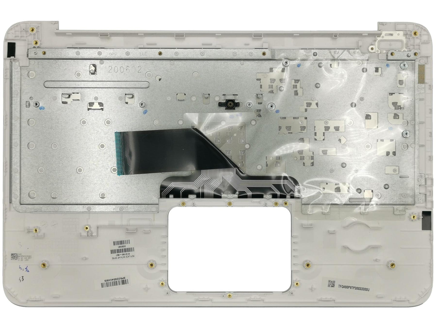 Genuine HP Stream 14-AX 14-CB Palmrest Cover Keyboard French White 910180-051