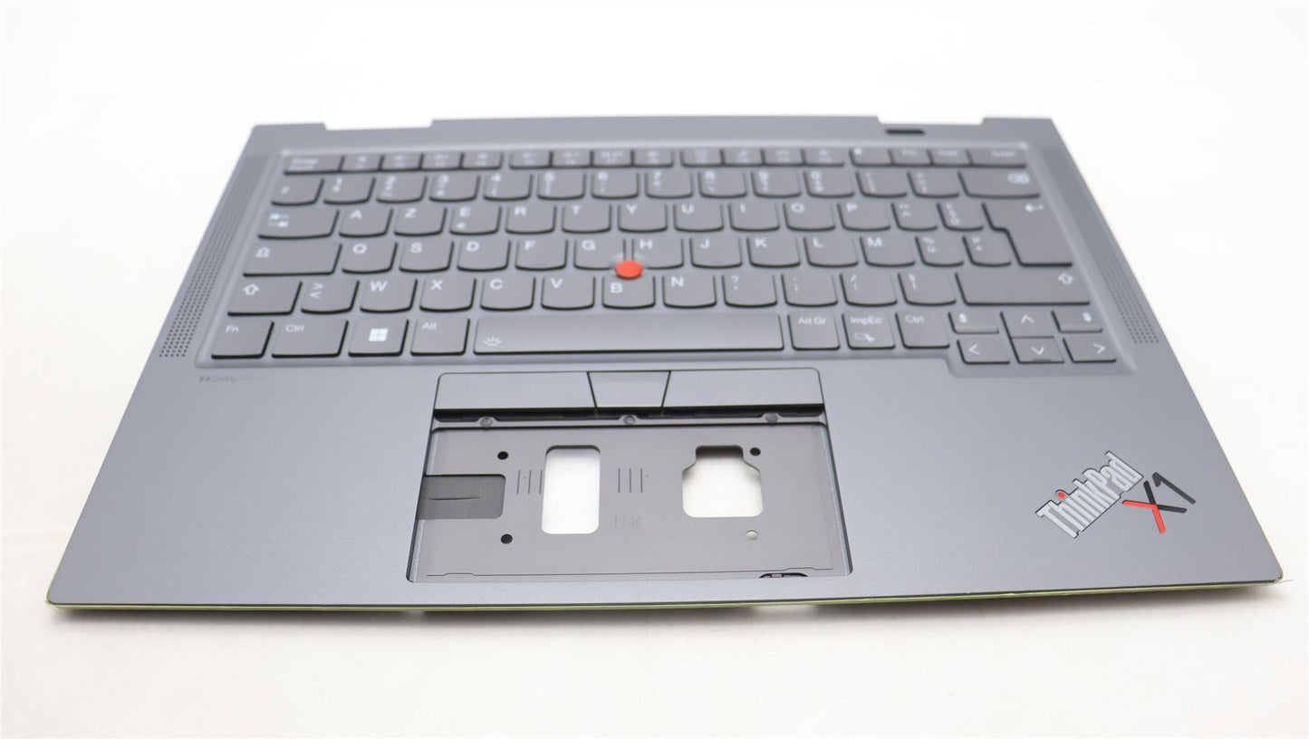 Lenovo ThinkPad X1 8th Gen Keyboard Palmrest Top Cover French Grey 5M11H62410
