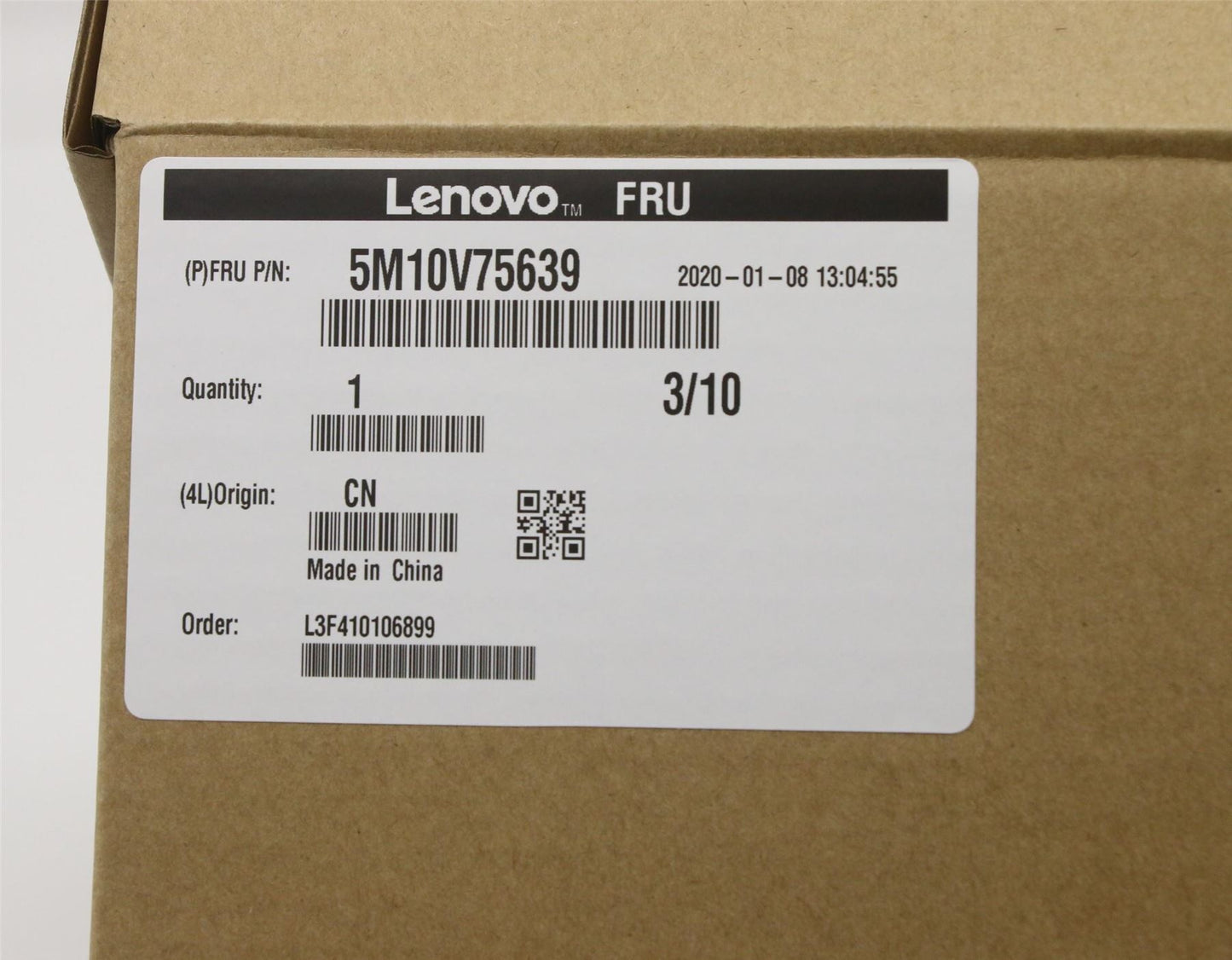 Lenovo ThinkPad X390 Palmrest Top Cover Housing Black 5M10V75639