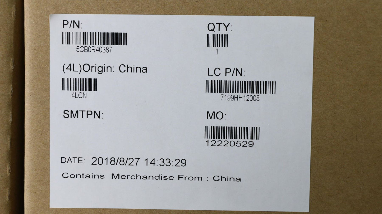 Lenovo MBL81CN I37020U UMA D4G NFP NOK 5CB0R40387