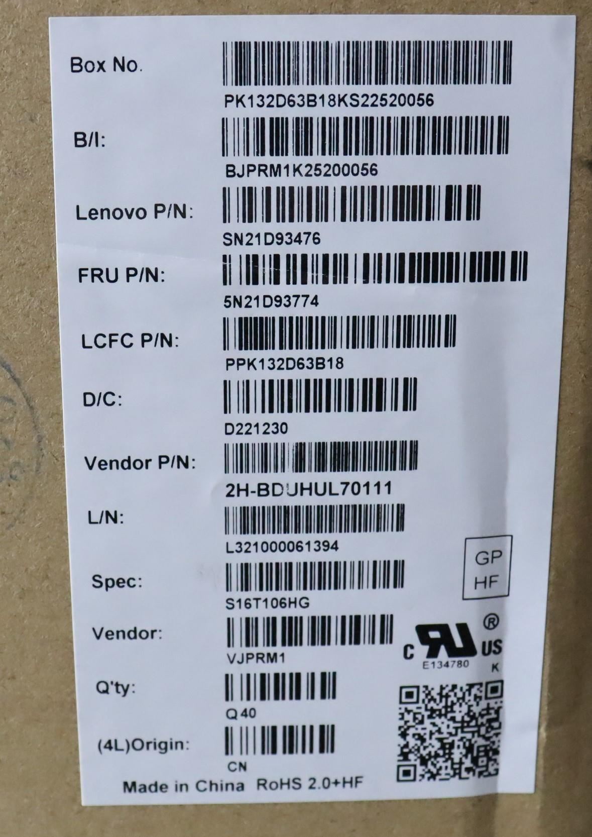 Lenovo ThinkPad P16s 1 L15 3 T16 1 Keyboard Hungarian Black Backlit 5N21D93774